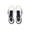 Li Ning Seamless Textile, Synthetic Leather Abrasion Resistant Breathable Low Top Badminton Shoes Unisex White Black AYTT025-1