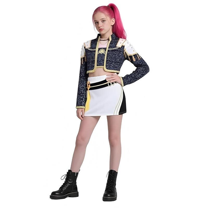 Hexenjagd Gruppe Hexenkostüm Rumi Zoe Mira Koreanischer Wellen Mädchengruppe K-Pop Kinder Kinderkleidung neu weiblich