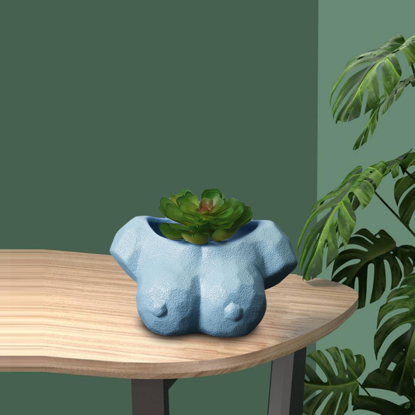 

Керамический цветочный горшок, горшечные растения, кактус, бонсай, сочные горшки, ваза, декор синий