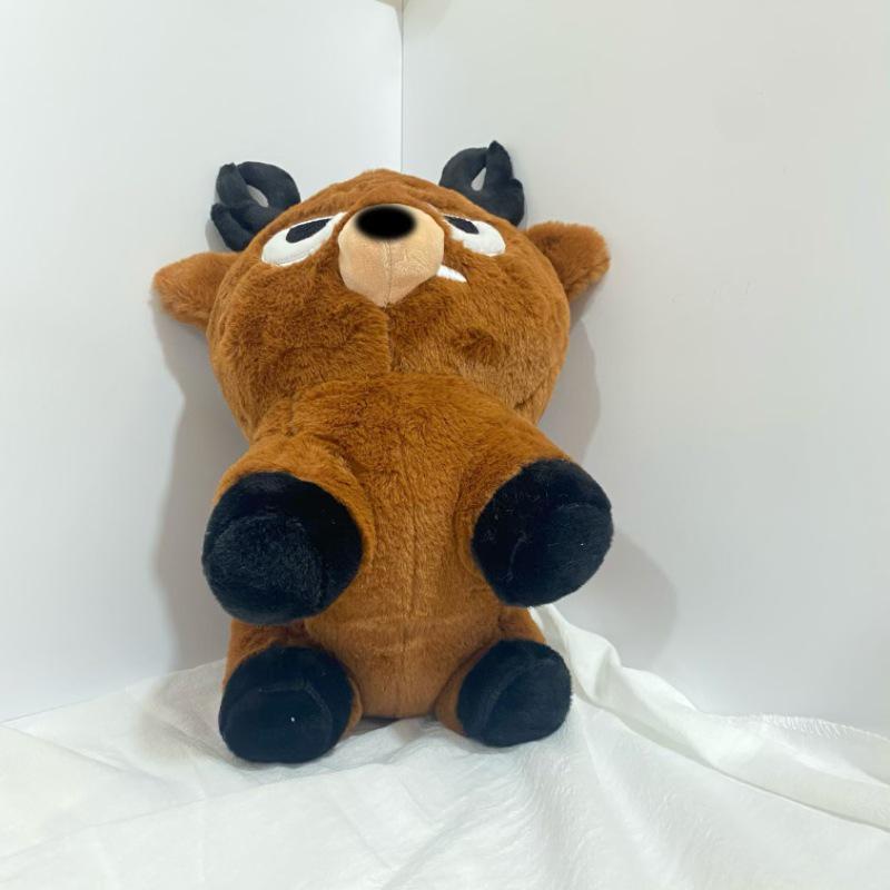 Peluche Alce 99 Notti Transfrontaliero - Carina Decorazione Animale Foresta di Natale