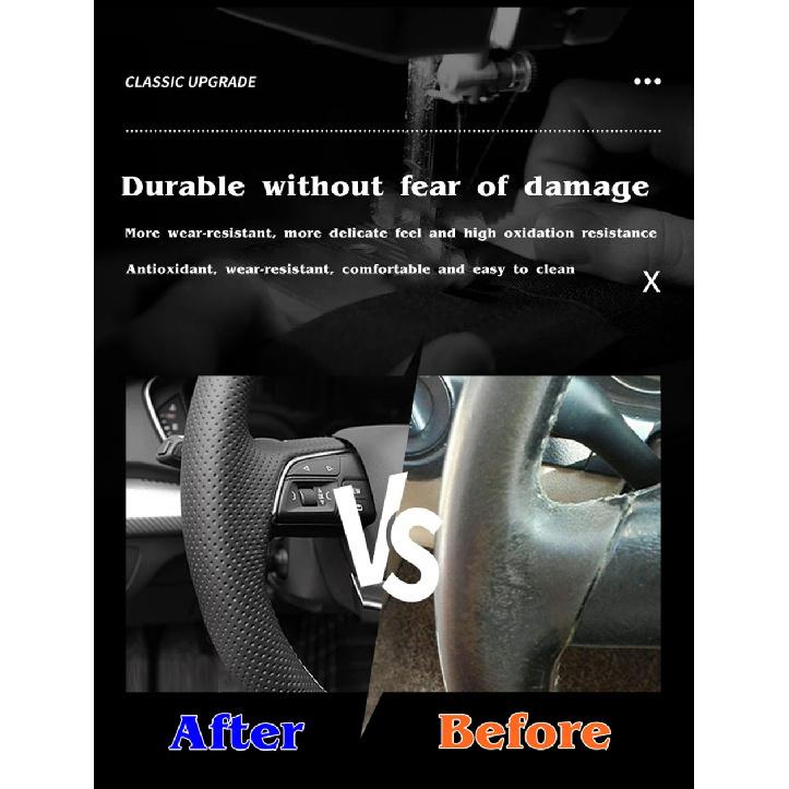 Car Steering Wheel Cover For Mazda 3 Mazda CX7 2011-2013 Customized DIY Car Accessories Interiors Original Steering Wheel Braid