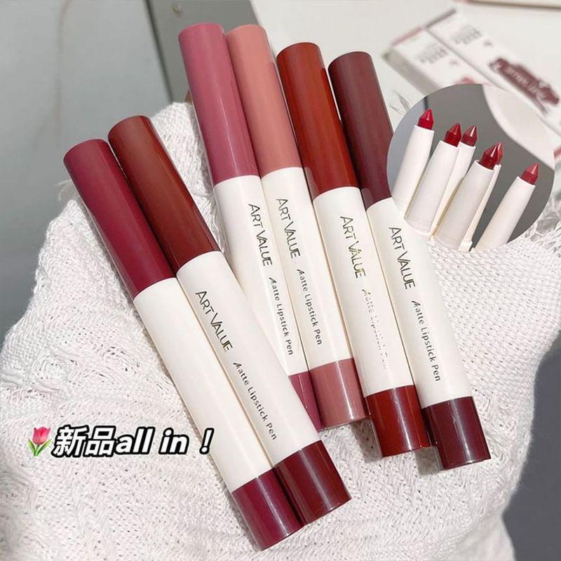 Art Value - Soft Silky Matte Lipstick Pen - 6 Colors