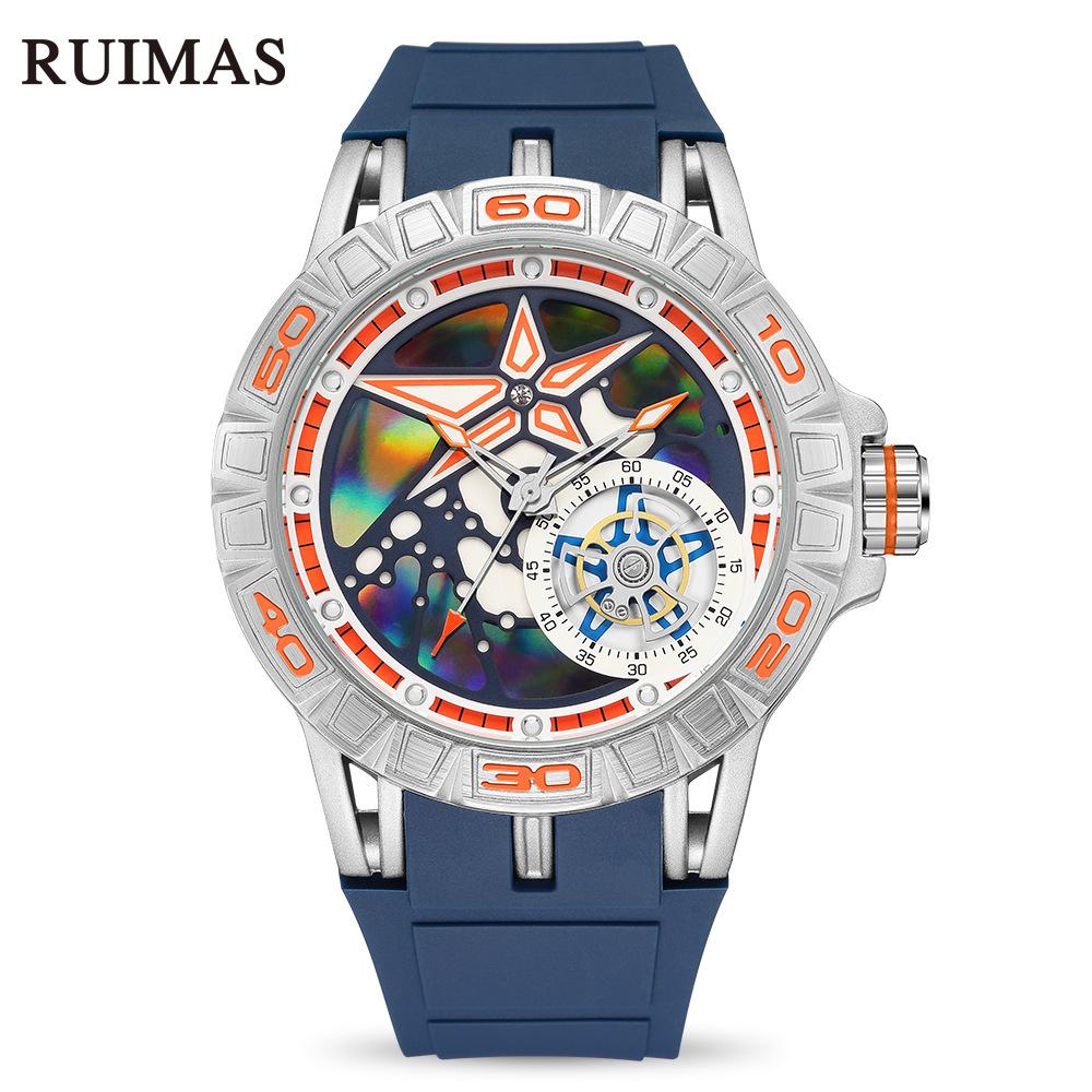Men S Watch Fashion Luminous Waterproof Watch Men S Silicone Belt
