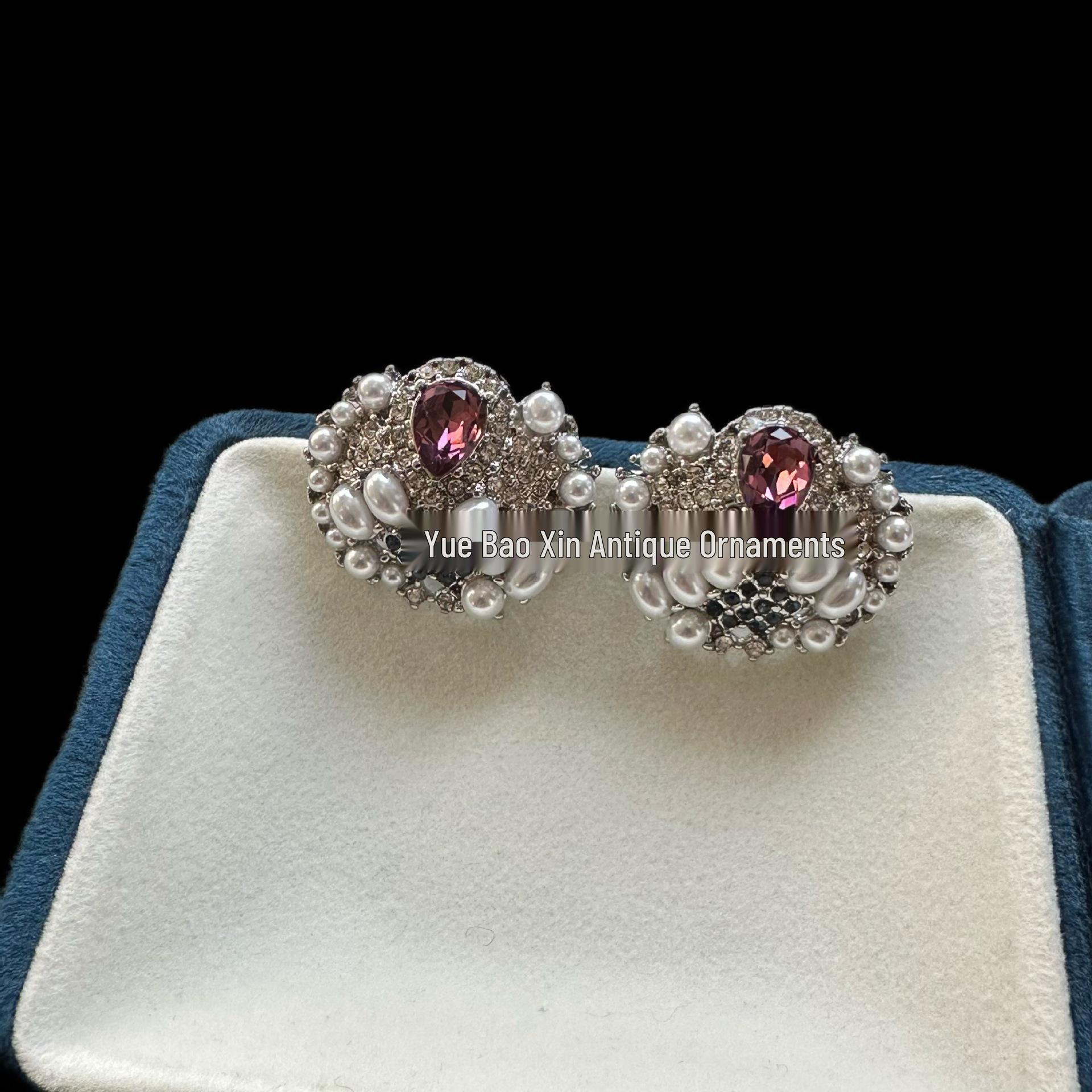 

Elegant Dao Ma Dan Pearl Brooch & Earrings: High-End Chinese Style Women s Design