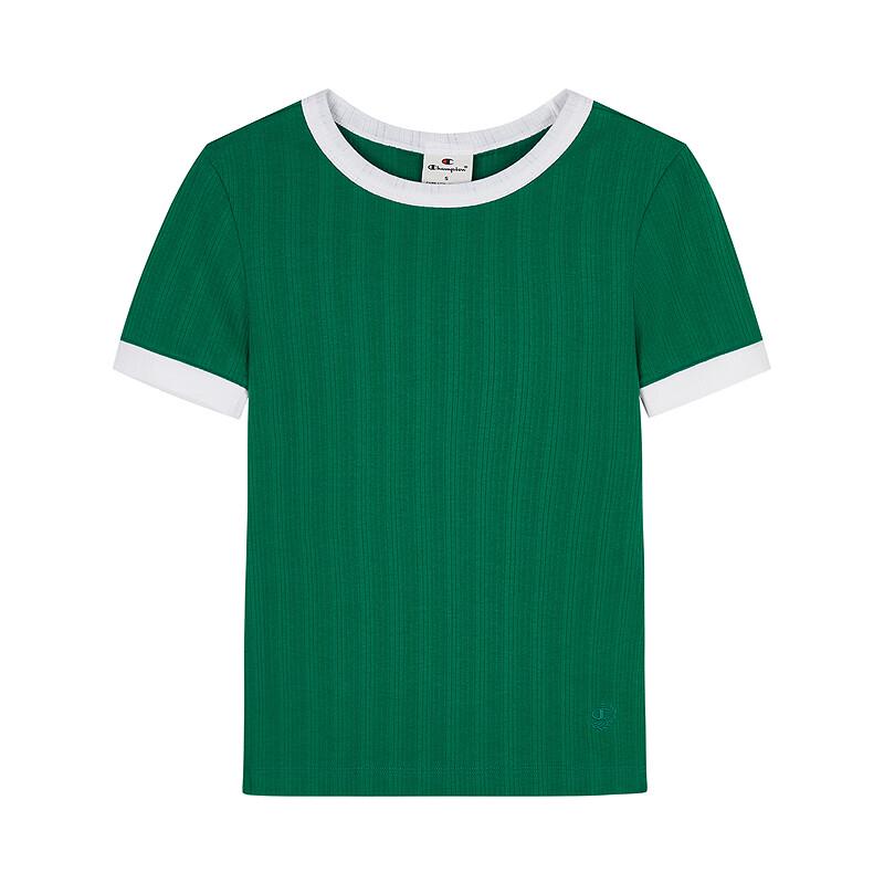 Champion Women's Color-block Knit Short Sleeve T-Shirt