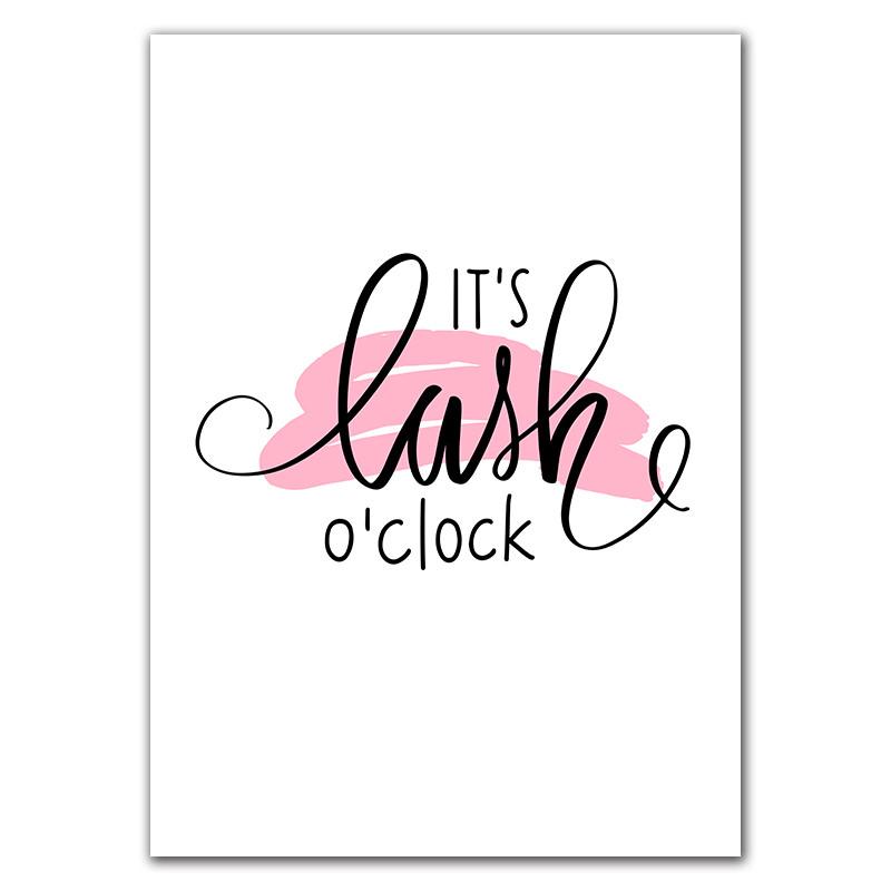 Güzel Kirpik Baskıları Makyaj İllüstrasyonu Güzellik Posteri Dekor Sanat Tuval Boyama SPA Salonu Stüdyo Duvar Dekoru HD3118