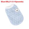 New Warm Winter Cat Clothes Cartoon Bear Cold Protection Cat Vest Fleece Pet Apparel for Small Dogs Puppies Kitten