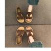 Thick Platform Roman Sandals Women Summer Soft Soles Slides Two-Wear Slippers Skirt Matching Shoes
