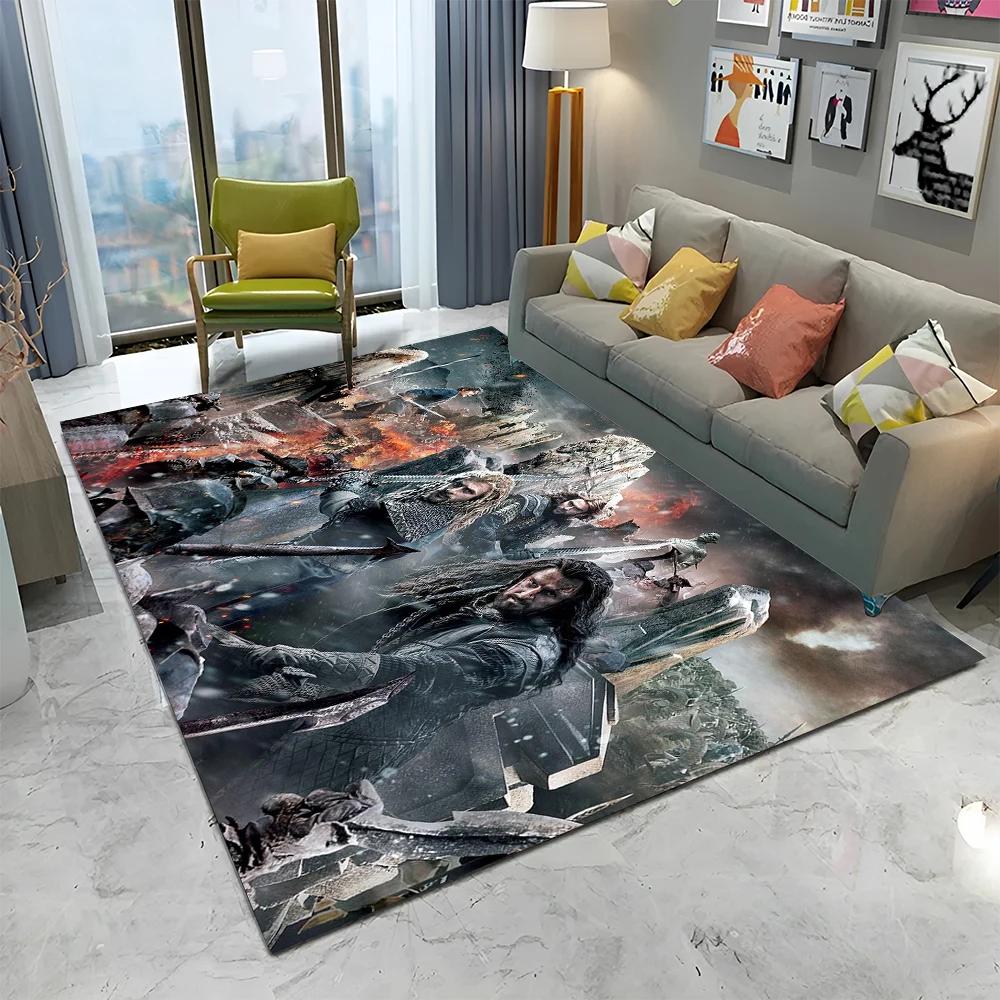 L-Lord of the Rings H-Hobbit HD Carpet Rug for Home Living Room Bedroom Sofa Doormat Decor,kid Play  Area Rug Non-slip Floor Mat