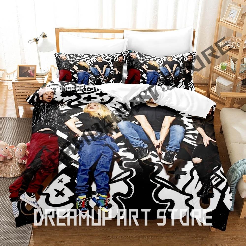 3D Print Hip Hop walk off the earth Bedding Set Single Twin Full Queen King Size Bed Set Adult Bedroom Duvetcover Set Anime Bed