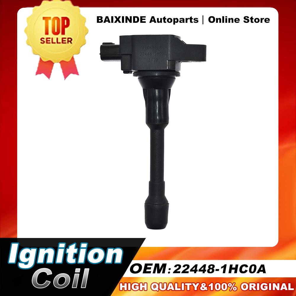1/4PCS 22448-1HC0A 224481HC0A 17210-15900 Ignition Coil For Nissan Micra K13 HR15DE Versa Note 1.6L Car Parts 22448-1HC0A--1PCS
