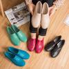 Mode Unisex Wasserschuhe,Haushalt Küche Tragen Damen Regenstiefel,Rutschfeste TPR Sohle Flache Galoschen,Rindermuskelboden,Farben,Tropfen