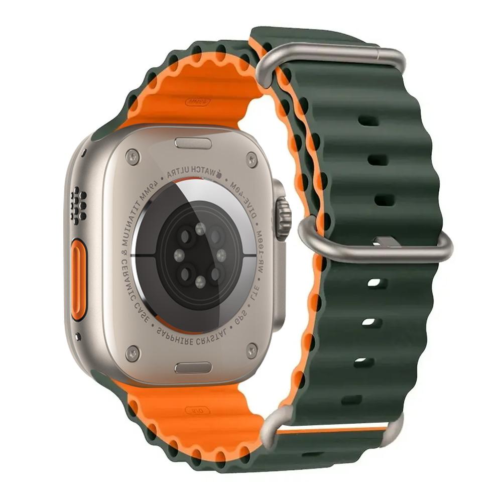 Ocean Band for Watch Ultra 3 Series 11 10 9 7 8 6 SE 49mm 45mm 46mm 42mm 44mm 40 41 Silicone Bracelet Correa iWatch Strap