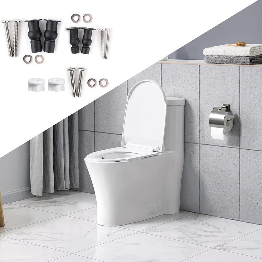 Toilet Seats Hinge Screw Toilet Seats Blind Hole Fixings Expanding Rubber Bolt Top Fix Nut for Top Mount Toilet Seats