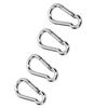 Kleiner Kletterhaken Erosionsbeständig Vielseitig Edelstahl Federkarabiner Clips Zum Angeln Camping 4 Stück