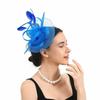 Fancy Vintage Mesh Headwear Headdress Flower Elegant Fascinator Hat Feather Hair Accessories Wedding Headwear Social Gatherings