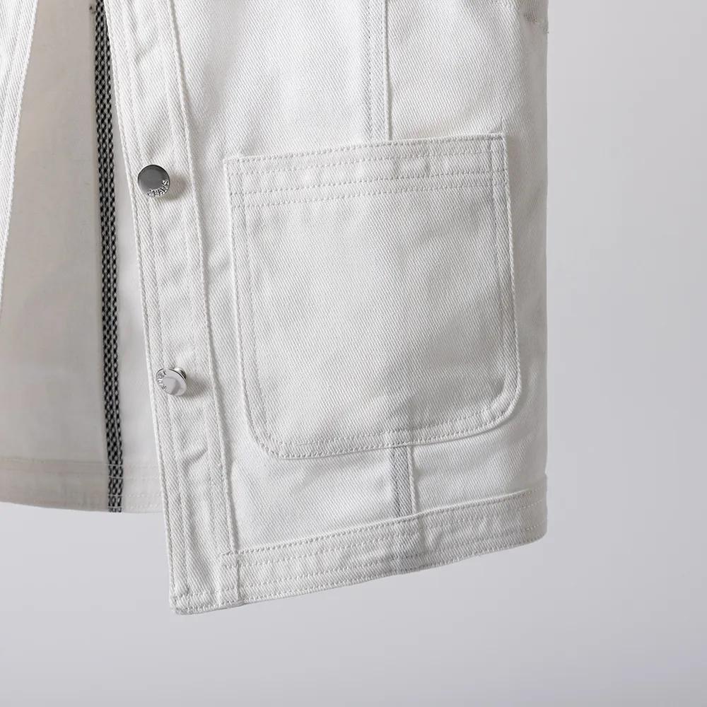 Gilet in Denim da Donna Leggero, Valorizzante, Senza Collo per Primavera e Autunno