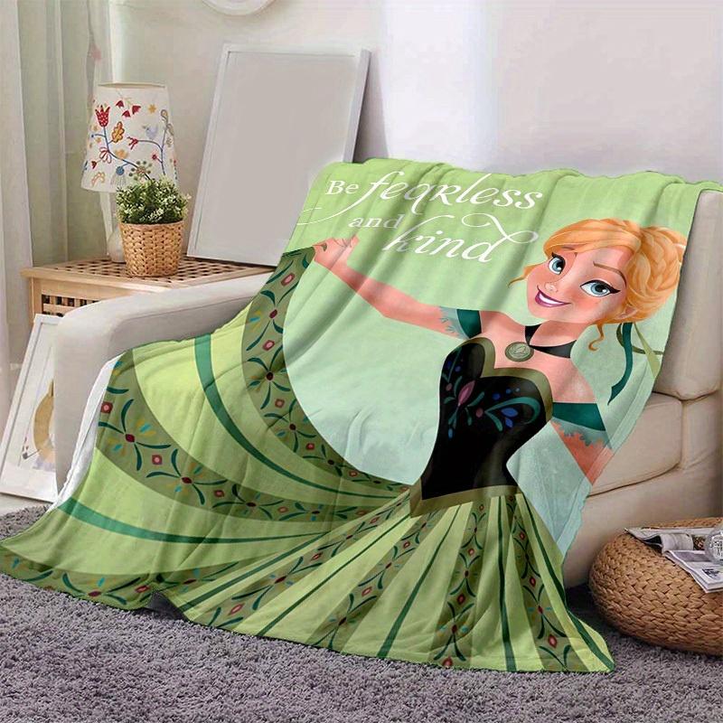 

1pc Elsa Frozen Fever Queen Anna Inspired Blanket Perfect for Home Decor, Couch Cover, Outdoor Use, Gifts, Soft Throw Ideal for Bedroom, Living 80cmx120cm