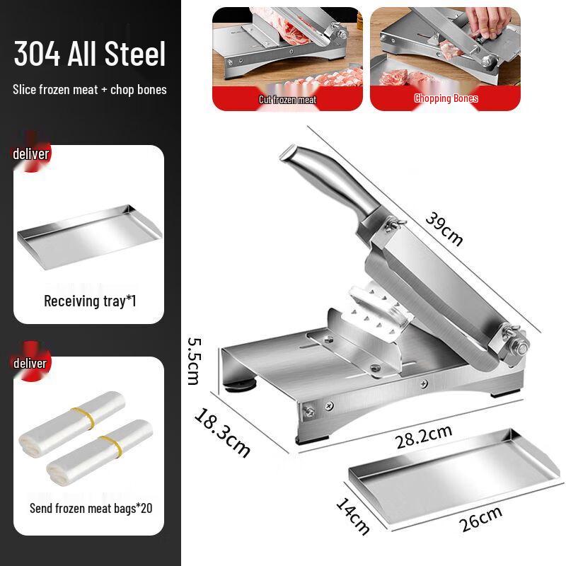 Многофункциональная нержавеющая сталь Мясо и кости Слайсер