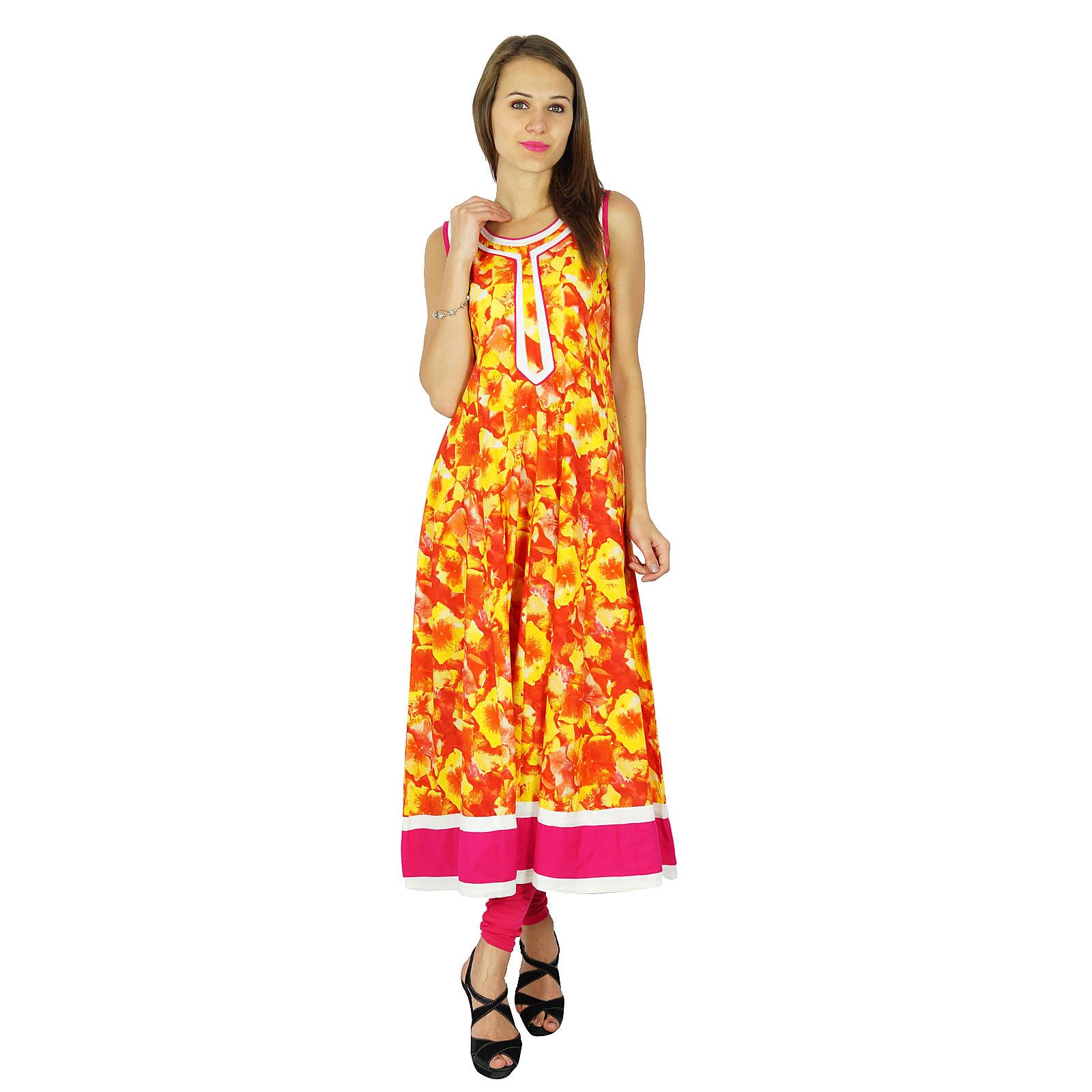 

Phagun Designer Indian Bollywood Kurta Women Ethnic Kurti Casual Tunic Dress 8 жовтий