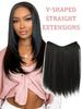 Black Clip in Hair Extensions18/24/28 Inch  Extensions Clip ins Black Clip in Extensions for Long Hair
