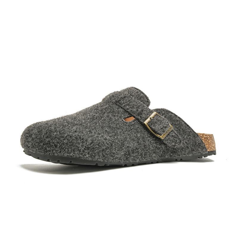 

Уродливые и милые ретро шерстяные туфли на высокой платформе, ленивая сумка-голова, пряжка на один ремешок, женские повседневные толстая подошва полушлепки 35