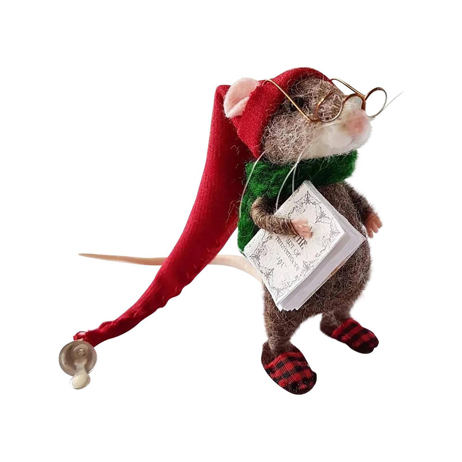 

Милая плюшевая игрушка «Игольчатая мышь», Рождество, Мягкие игрушки, Рождественские товары One Size