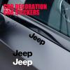 Waterproof Jeep Car Sticker Auto Decal for Renegade Wrangler Grand Cherokee Compass Patriot Side Body Trunk Bumper Accessory