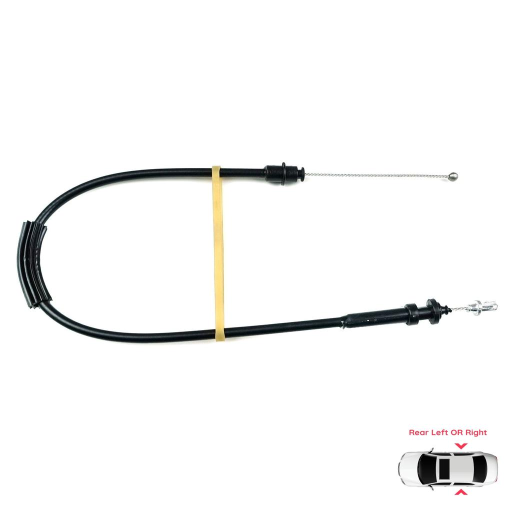 EDP665 Système de verrouillage de déverrouillage de porte extérieure Loquet Câble Bowden Porte arrière pour VW Passat B6 B7 2005-2015 CC 3C0837017B