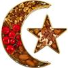 Moon Star Shaped Fruit Tray Iron Material Food Storage Container New Dinner Plate  Table Decor