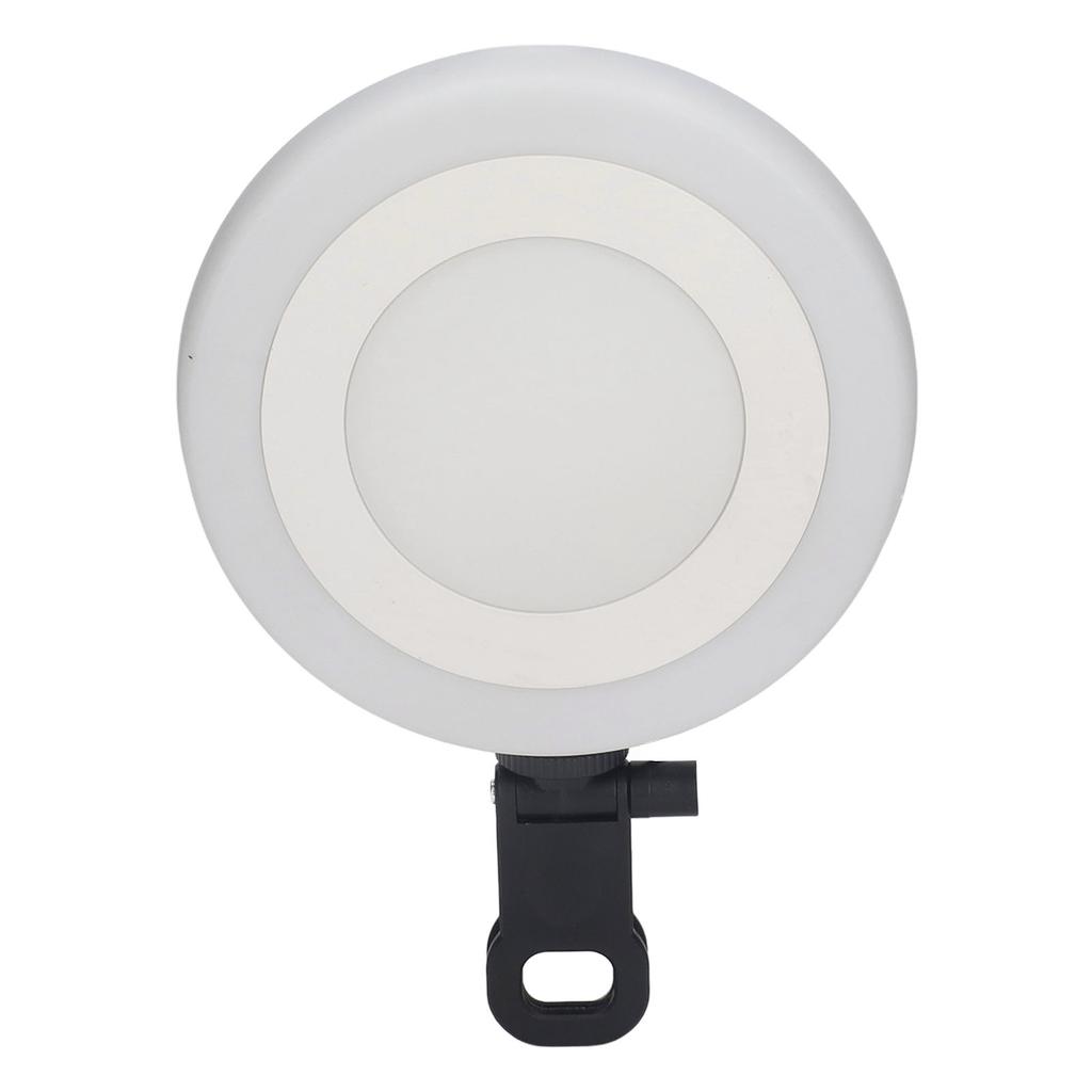 5,5 Zoll Videokonferenz Füll-LED-Licht Rund 3 Modi 10 Stufen USB-betrieben Desktop RBG Laptop-Klammerlampe
