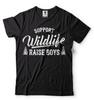 Father of Boys Mother of Boys T-shirt Wildlife Funny Fathers Day T-shirt Mens T Unisex T-Shirt