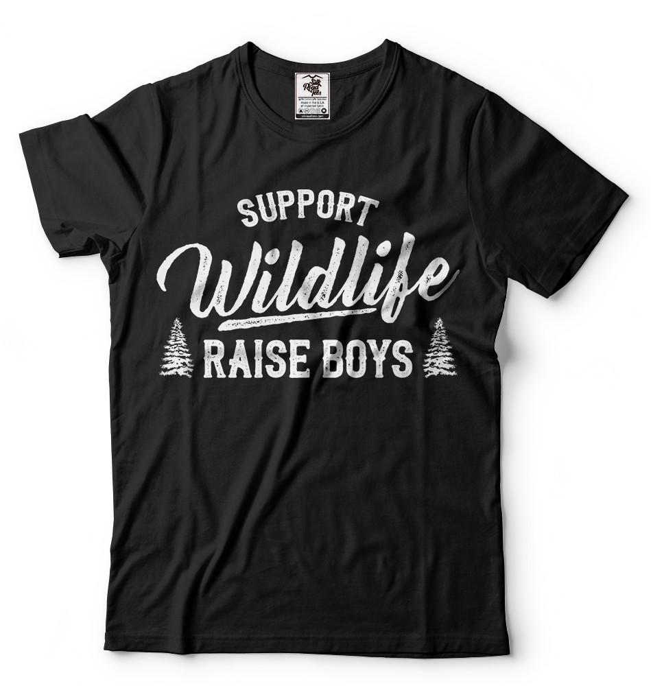 Father of Boys Mother of boys T-shirt Wildlife Funny Fathers day T-shirt Mens T Unisex T-Shirt S