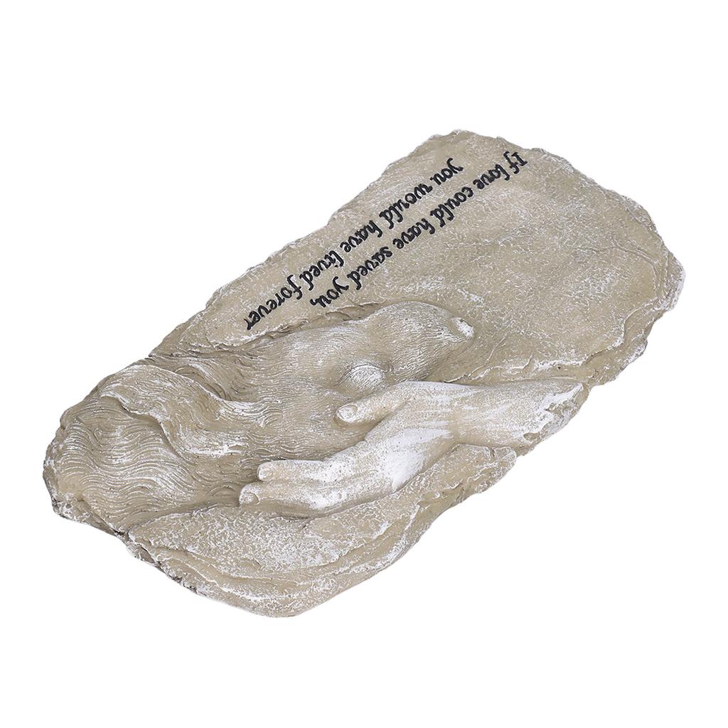 Haustier Gedenkstein Garten Gedenk Grabstein Harz Hund Katze Grabstein für Rasendekoration Typ C