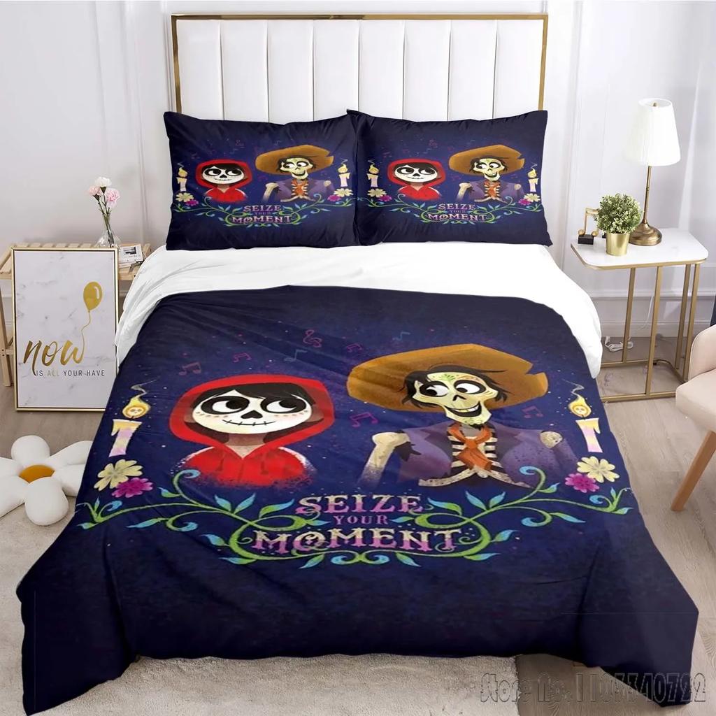 Wzór Coco Miguel Zestaw Poszewki na Kołdrę HD Poszwa na Kołdrę dla Dzieci Zestawy Pościeli Pościel Dekoracja Sypialni