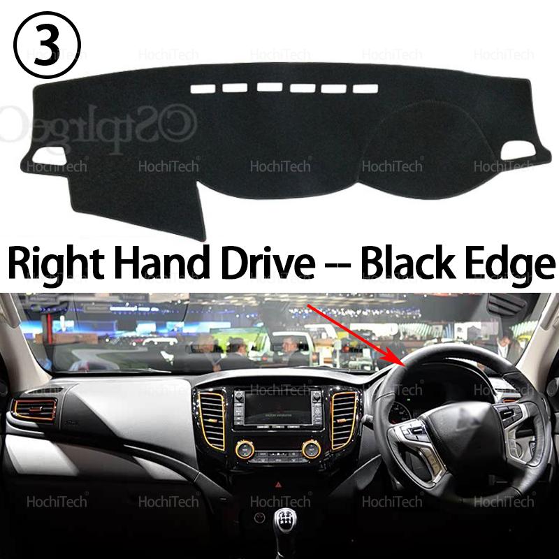 Dashboard Cover for Mitsubishi L200 Triton Strada KJ KK KL 2015- Car Dash Board Mat Carpet Pad Sunshade Cape Cushion