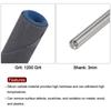 Uxcell Abrasive Sandpaper 1200 3mm Sanding Drum Cylinder Grinding Head for and Metal Polishing 10-Piece Roll, Grit, Shank, Sleeve, Woodworking, Glass,