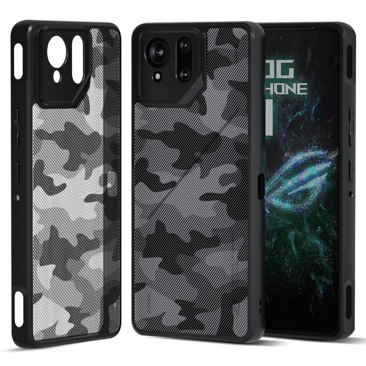 

IBMRS Чехол для Asus ROG Phone 9 5G/Phone 9 Pro 5G TPU+PC Сверхпрочный Противоударный Чехол для Телефона Защита Камеры Artistic Camouflage