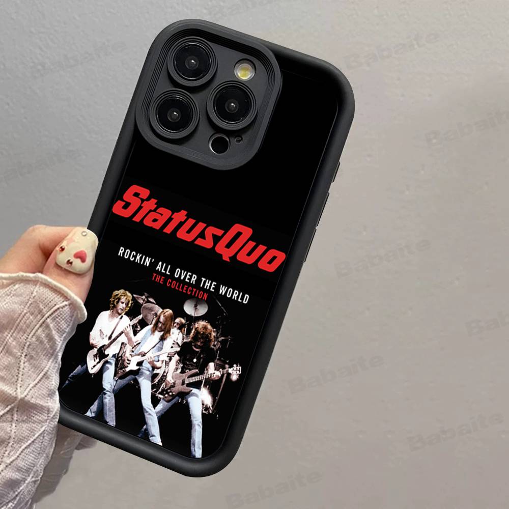S-STATUS QUO Handyhülle Für IPhone 17 16 15 13 11 12 14 Pro Max Plus Silikon Hülle Schale