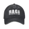 Make America Go Away MAGA Print Cap For Unisex Women Cotton Trucker Hat Lerisure Wear Baseball Cap Adjustable
