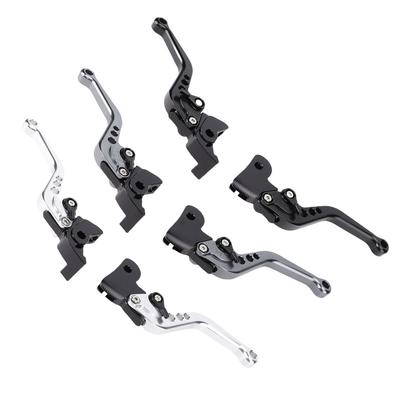 1 Pair Motorcycle Brake Clutch Handle Lever Aluminum Alloy Anodized Short Adjustable for Royal Classic Reborn 350 2025-2025