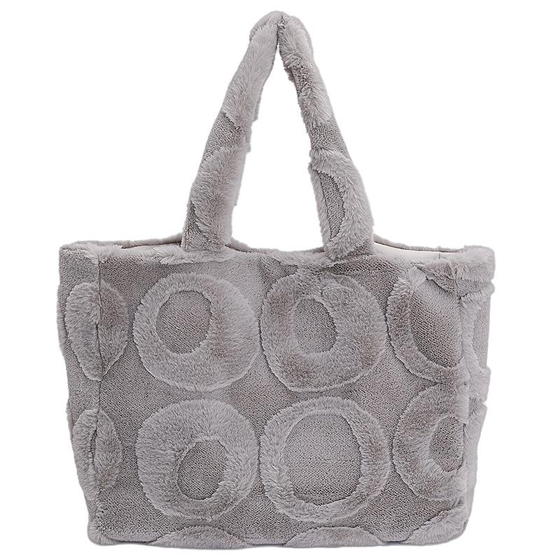 Simple and Casual Top Handle Bag Winter Retro Versatile Texture Tote Bag Large Capacity Elegant Daily Commute Bag for Women