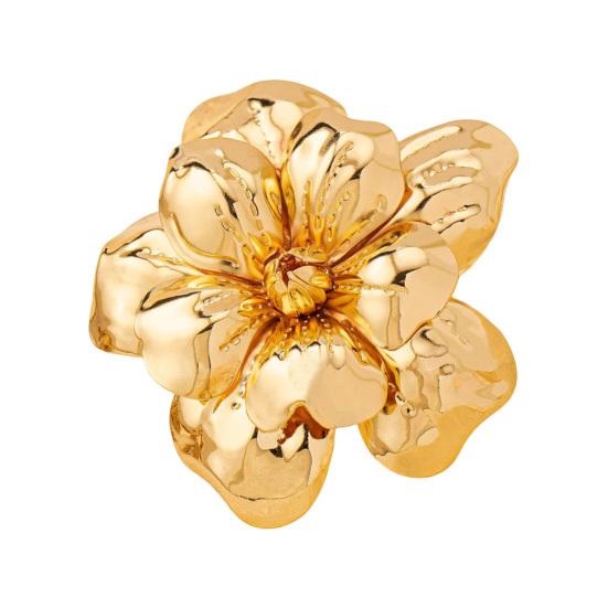 Женская брошь Двухслойная цветочная булавка Дизайн для свитеров, воротников Брошь для шляп, сумок, пальто, шарфов Универсальный аксессуар