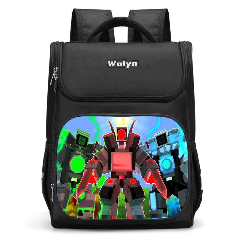 Spacious Oxford Cloth School Backpack 2024 Trendy Design For Kids And Preschoolers
