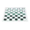 Checkers Set Educational Portable Foldable PU Lther Board Draughts Board Game for Children Adults