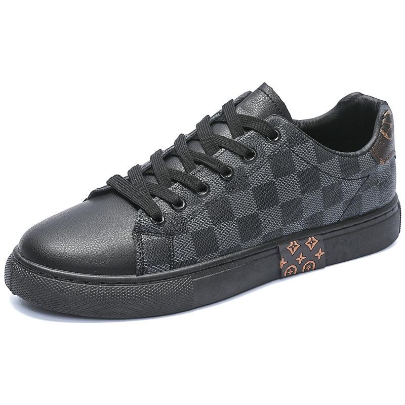 European Station Men's Shoes Autumn New Casual Shoes Men's Trendy Shoes Versatile White Shoes Men's Low-top Sports Board Shoes Men