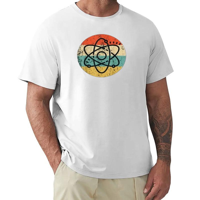 Graphic Birthday Gift Atom Retro Style Science TShirt Unisex Clothing Streetwear Graphic T Shirts Anime Tshirt