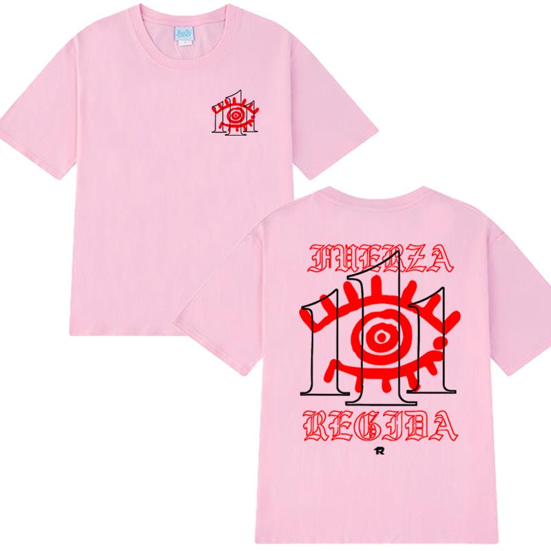 2025 New In Fuerza Regida 111XPANTIA Album Double Sided Printed T Shirt Men Women Vintage Hip Hop Streetwear Unisex Cotton Tops
