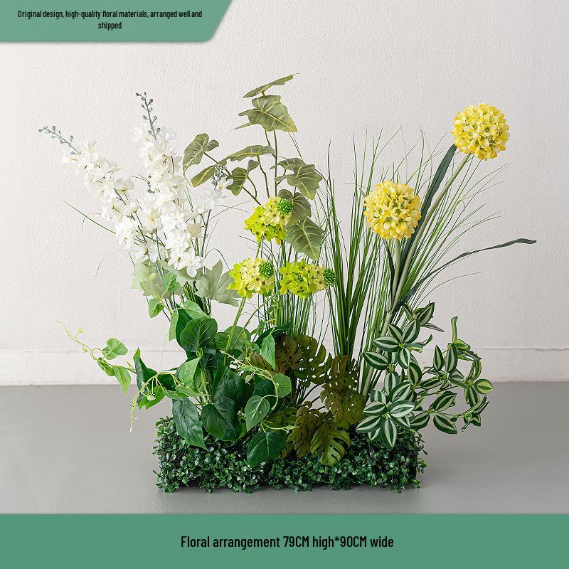 Greenery and Floral Art Installation for Open Spaces and Window Displays
