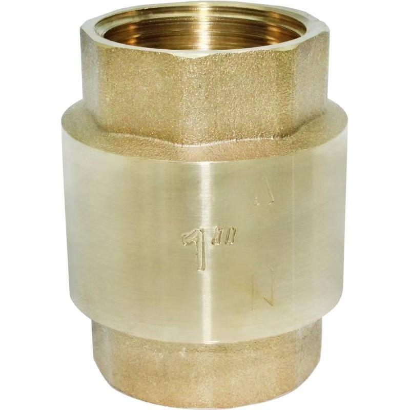 Manual Brass Vertical Check Valve for Water One-Way Spring Check Valve